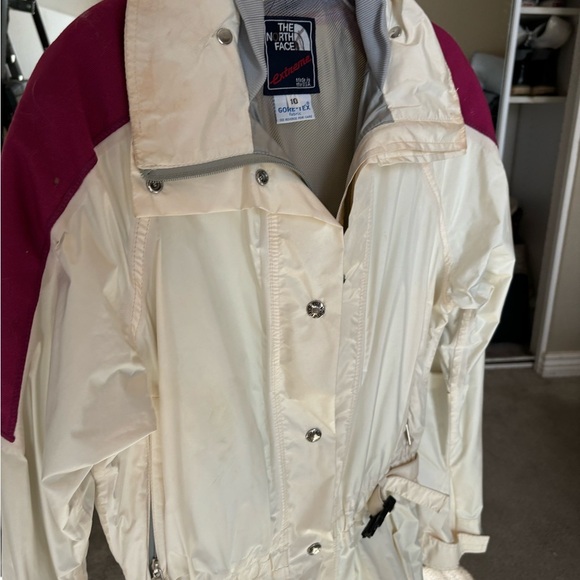 The North Face Extreme Vintage Gor-Tex Made In USA WHITE/PINK Size 10 snowsuit - Picture 3 of 16